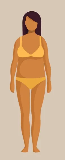 mulher endomorfo