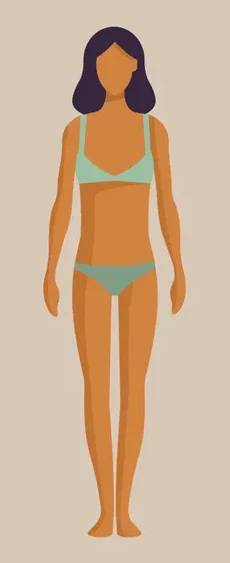 mulher ectomorfo