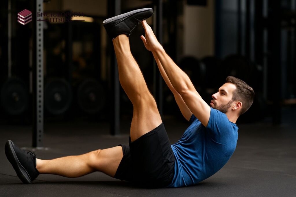 abdominal toe touch