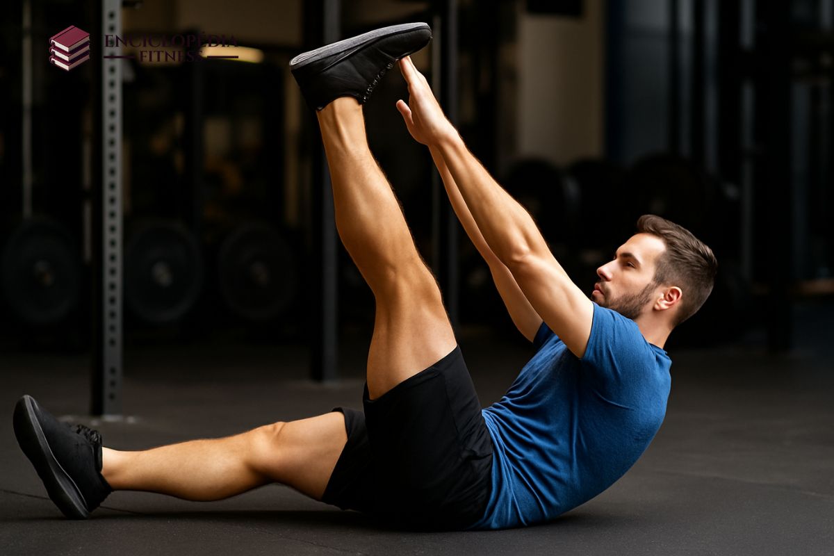 abdominal toe touch