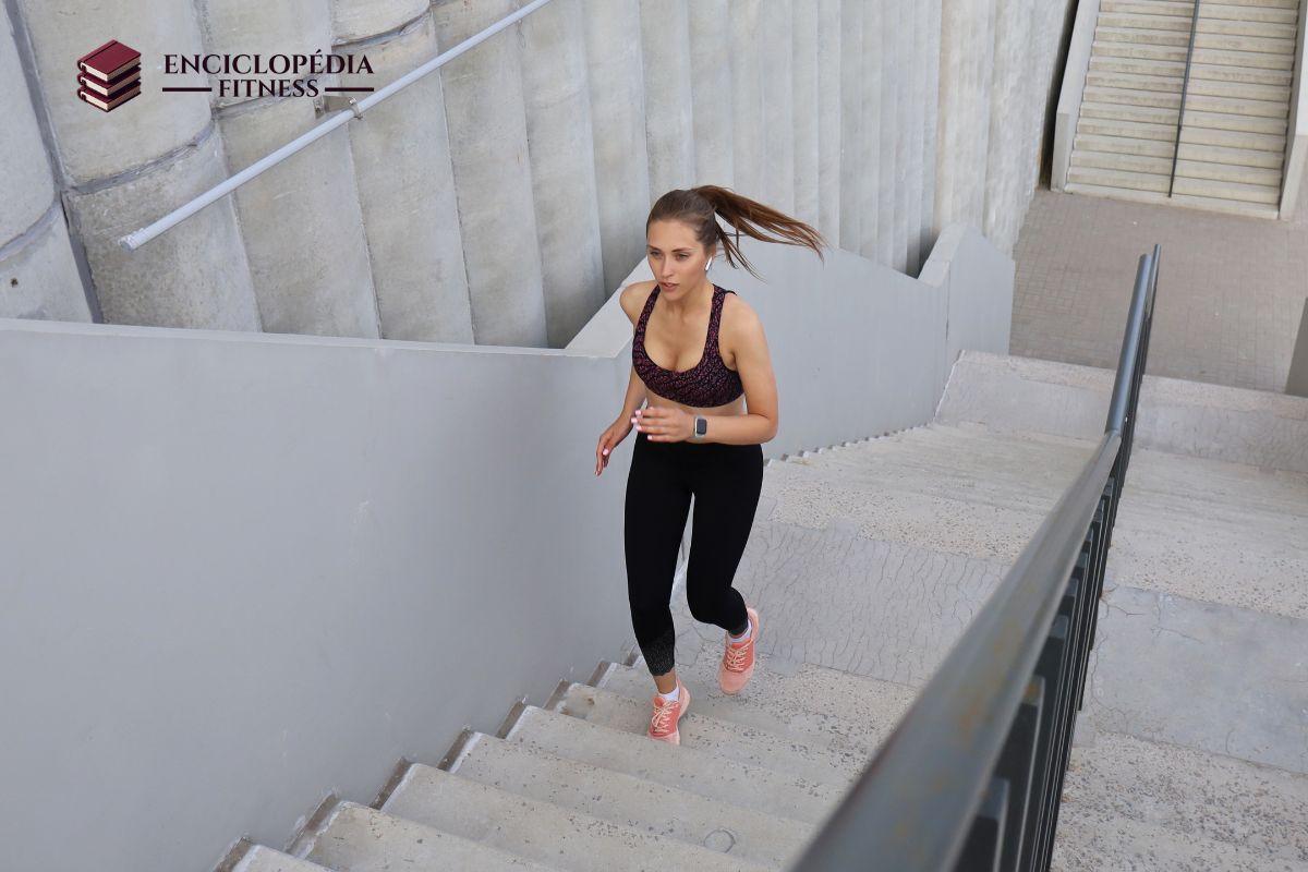 queimar calorias treino na escada